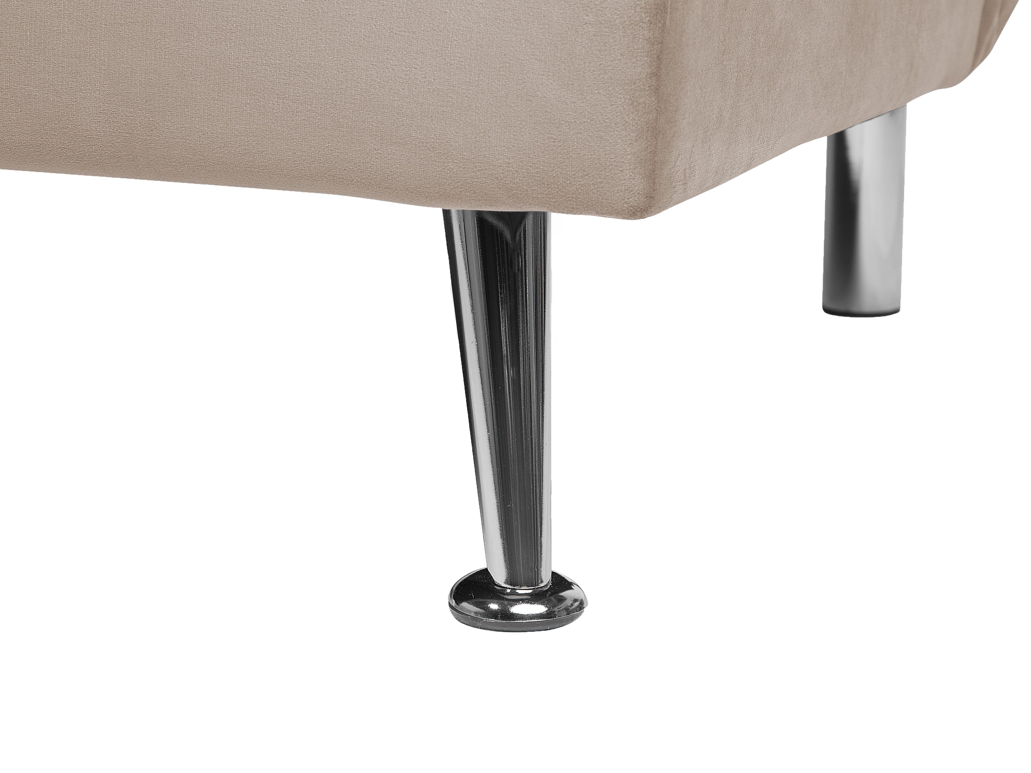 Sofa rozkładana beżowa HASLE