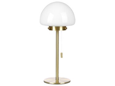 Lampada da tavolo oro e bianco 39 cm MORUGA