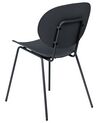 Set of 2 Dining Chairs Black SHONTO_861825