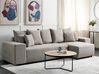 3 personers sovesofa med chaiselong taupe venstrevendt LUSPA_900945