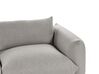 3 Seater Fabric Sofa Light Grey LUVOS_885571