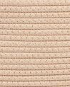 Conjunto de 2 cestas de algodón beige claro/marrón GISSAR_849646