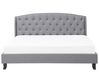 Fabric EU Super King Size Bed Grey BORDEAUX_694816