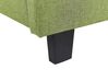 Cama de casal em tecido verde 160 x 200 cm LA ROCHELLE_833046