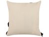 Cotton Cushion  45 x 45 cm Beige and Black FUCHSIA_840376
