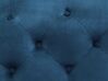 Soffa 3-sits sammet blå SKIEN_743166