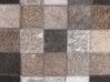 Tapis patchwork en cuir multicolore 140 x 200 cm ARMUTLU_780672