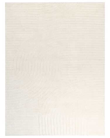 Alfombra de lana 300 x 400 cm beige DAGARI