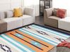 Vlněný kelimový koberec 200 x 300 cm vícebarevný NORATUS_869442