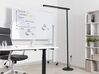 Metal LED Office Floor Lamp Black PERSEUS_869624