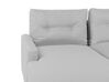 Right Hand Corner Sofa Bed with Storage Light Grey FLAKK_745738