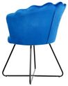 Spisebordsstol blå velour LOVELOCK_860968