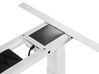 Electric Adjustable Standing Desk 160 x 72 cm Black and White DESTIN II_787910
