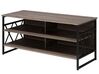 TV Stand Taupe Wood with Black CARLISLE_776544