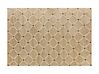 Teppich Jute beige 160 x 230 cm geometrisches Muster Kurzflor KALEKOY_885081