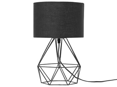 Tischlampe schwarz 35 cm geometrisch MARONI