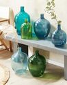 Dekoratívna sklenená váza 39 cm svetlomodrá ROTI_823658
