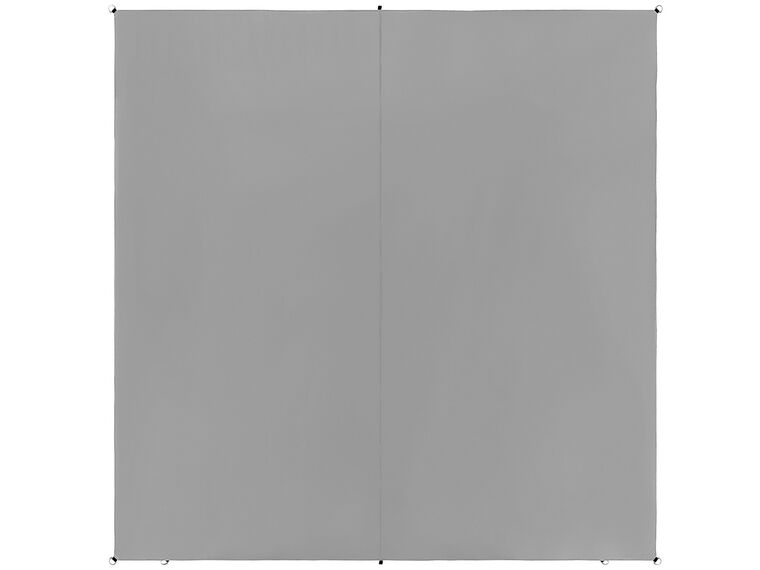 Tieniaca plachta v štvorcovom tvare 300 x 300 cm sivá LUKKA_813076