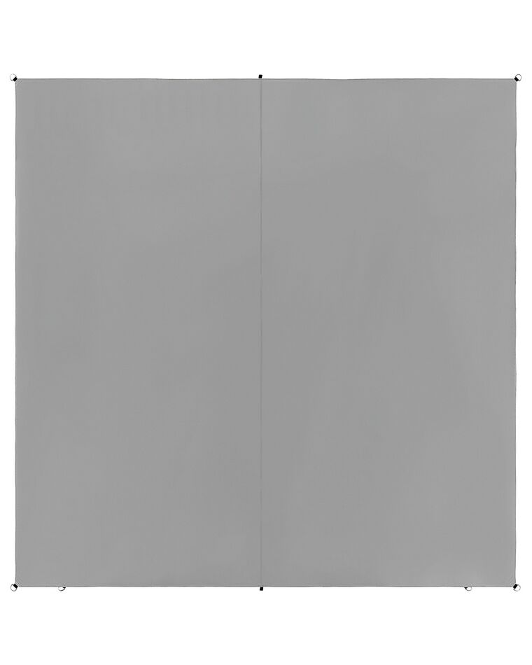 Vela de sombra quadrada cinzenta 300 x 300 cm LUKKA_813076
