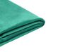 Funda para cama de terciopelo 90 x 200 cm verde oscuro FITOU _875490