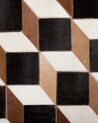 Vloerkleed patchwork bruin 140 x 200 cm ALPKOY_742774