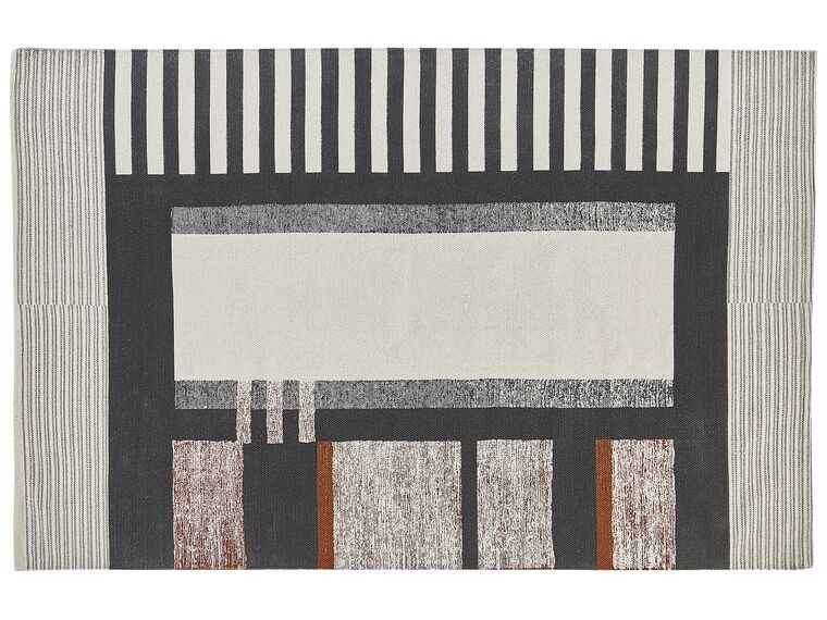 Rectangular Cotton Area Rug 160 x 230 cm Multicolour KAKINADA_817062
