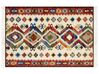Kelim Teppich Wolle mehrfarbig 160 x 230 cm orientalisches Muster Kurzflor AREVIK_859501