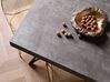 Jedálenský stôl s betónovým efektom 160 x 90 cm sivá/čierna BUSCOT_755596