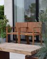 Akáciová záhradná jedálenská stolička zo svetlého dreva SASSARI_806878