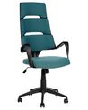 Swivel Office Chair Teal Blue GRANDIOSE_834295