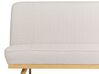 Canapé-lit en tissu beige KALFAFELL_907880
