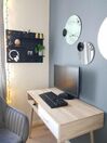 1 Drawer Home Office Desk with Shelf 100 x 48 cm Light Wood DEORA_800752