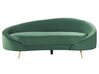 3-pers. sofa grøn velour SAVAR_835634