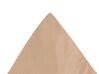 Pufe almofada cor de areia 140 x 180 cm FUZZY_679016
