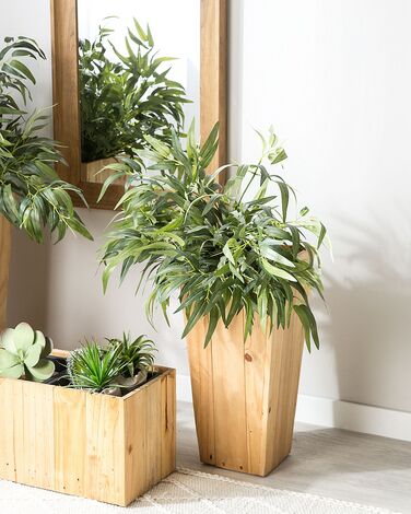 Wooden Plant Pot 24 X 24 X 50 Cm Sykia Beliani Co Uk Wooden Plant Pot 24 X 24 X 50 Cm Sykia Beliani Co Uk