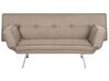 Fabric Sofa Bed Brown BRISTOL_905047