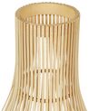 Lanterne décorative 58 cm en bois clair LEYTE_892152