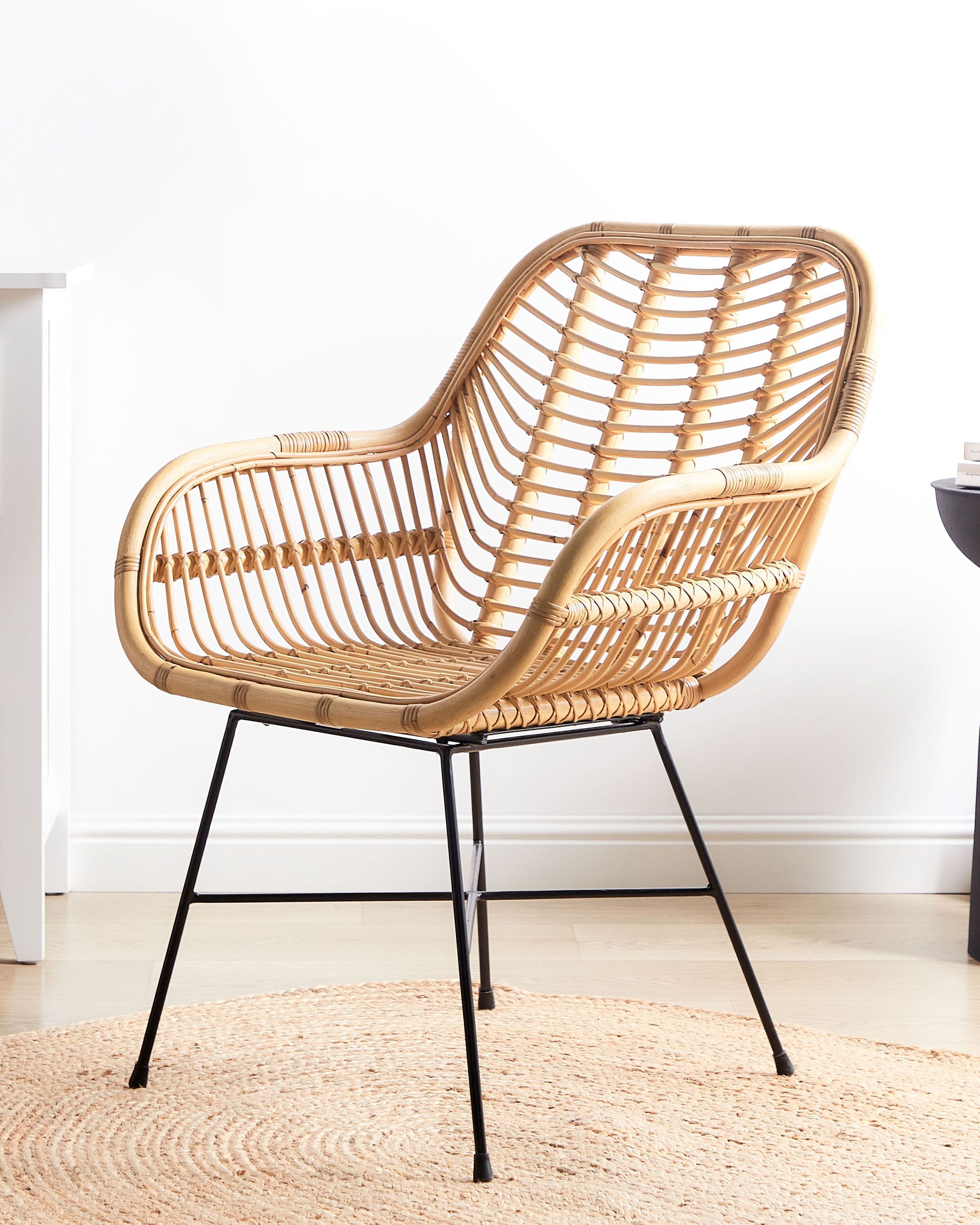 Beliani Sillón ARLA Tela Verde Oscuro | Leroy Merlin