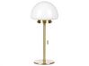 Lámpara de mesa de vidrio dorado/blanco 39 cm MORUGA_851519
