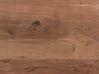 Ruokapöytä akaasia vaalea puu/musta 180 x 95 cm BROOKE_745171