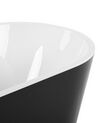 Bañera de acrílico negro/plateado/blanco 170 x 72 cm HAVANA_857689