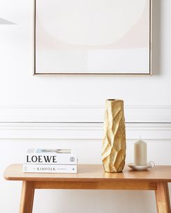 Koristemaljakko keraaminen kulta 37 cm ZAFAR Koristemaljakko keraaminen kulta 37 cm ZAFAR