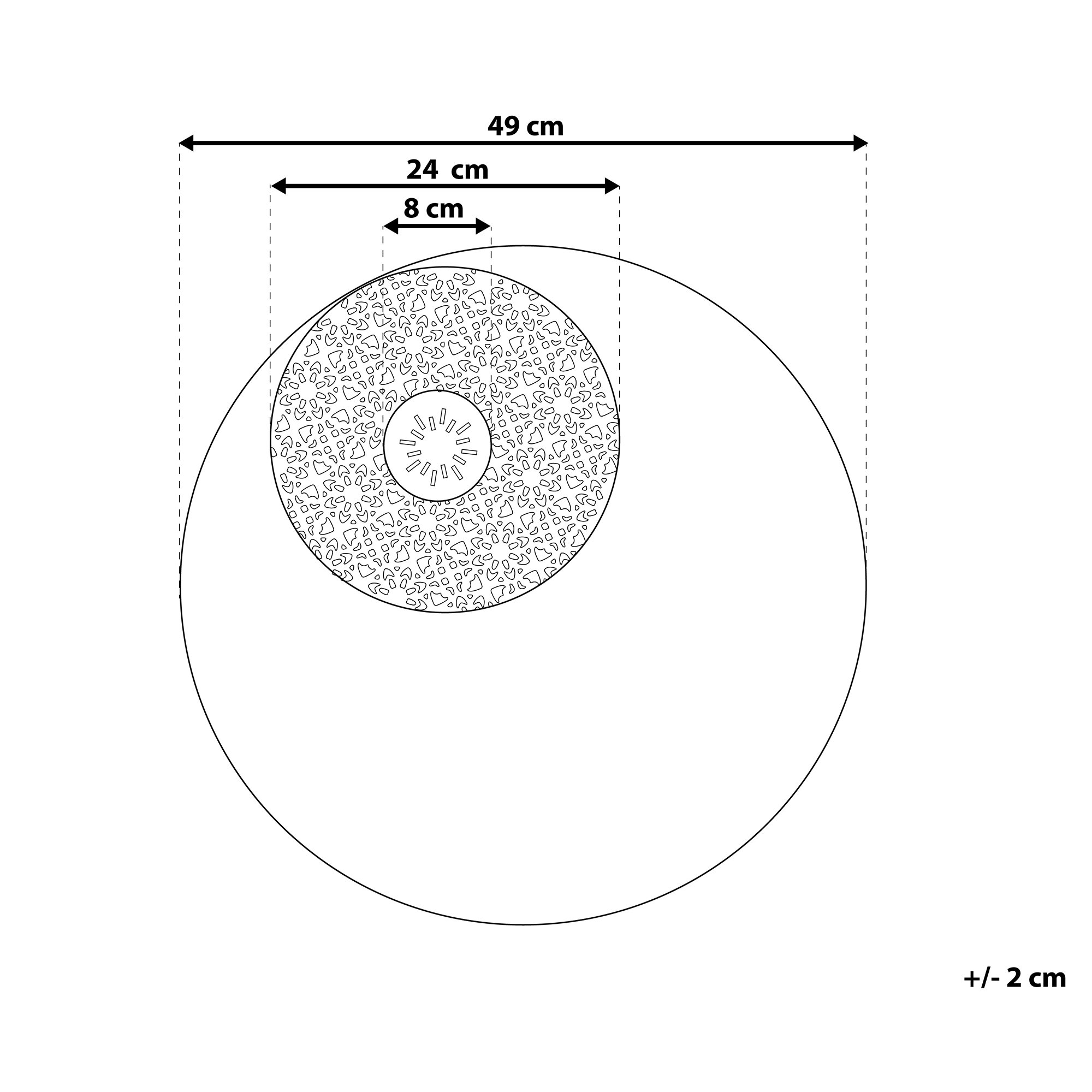 Dekoracja ścienna wielokolorowa RUBIDIUM