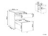 3 Drawer Metal Storage Cabinet Green CAMI_843929