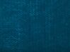 Manta de poliéster azul turquesa 200 x 220 cm SAITLER_770498