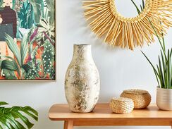 Koristemaljakko terrakotta beige 40 cm PAFOS Koristemaljakko terrakotta beige 40 cm PAFOS