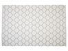 Outdoor Teppich beige 140 x 200 cm marokkanisches Muster zweiseitig Kurzflor AKSU_733631