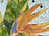 Wanddekoration Mosaik mehrfarbig Pflanzenmotiv MERANGIN_850478