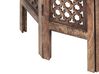 Mesa de apoio em madeira castanha escura KUMALI_857102