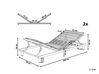Set of 2 EU Single Size Manual Adjustable Bed Bases MOON _772207